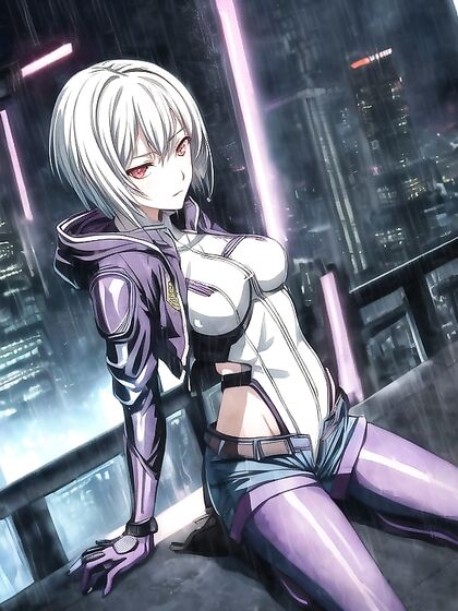 Bobcut Babe in White Hoodie NailsMind-Bending Hentai Pleasure