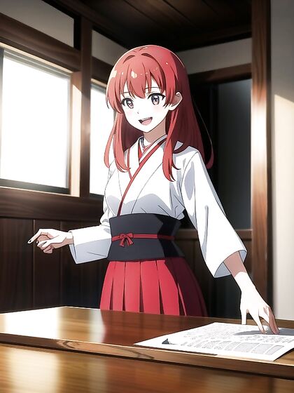 Skinny with Tiny 18+ Tits in Seductive Uniform Hentai AI Image