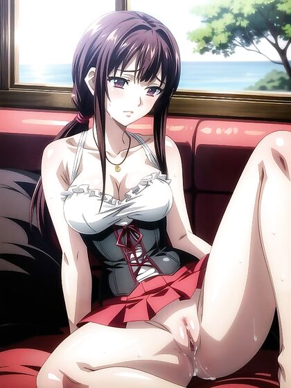 Teen 18+ in Tight Mini-Skirt Shows off Curvy Body in Steamy Hentai AI Image