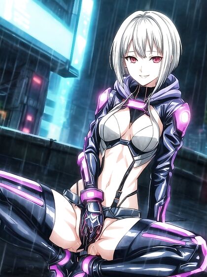 Sci-Fi Ninja With Busty Perfection inMind-Bending Hentai AI Image