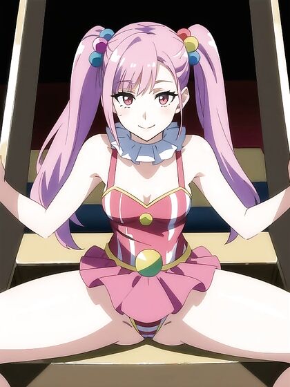 Happy Clown Spreads His Legs for Delightful Hentai Pleasure