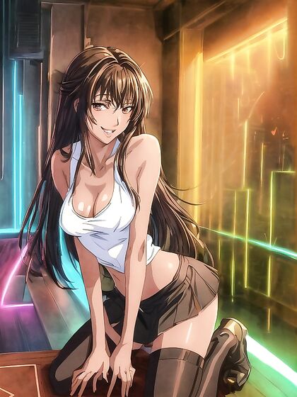 Busty Party Girl 18+ in Mini Skirt Takes Center Stage in Anime Ecstasy