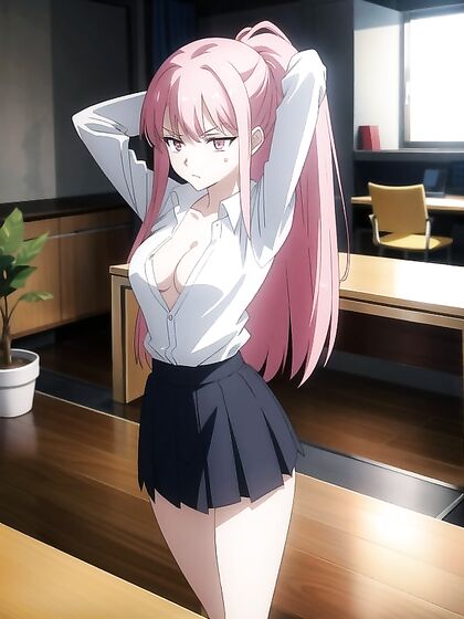 Rounded Ass and Breasts in Pink Hentai for Ultimate Pleasure