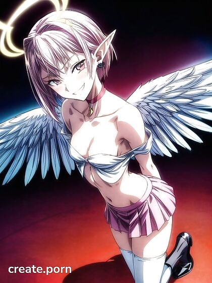 Pink-Haired Submissive Teen 18+ in naughty 18+ Hentai AI Image