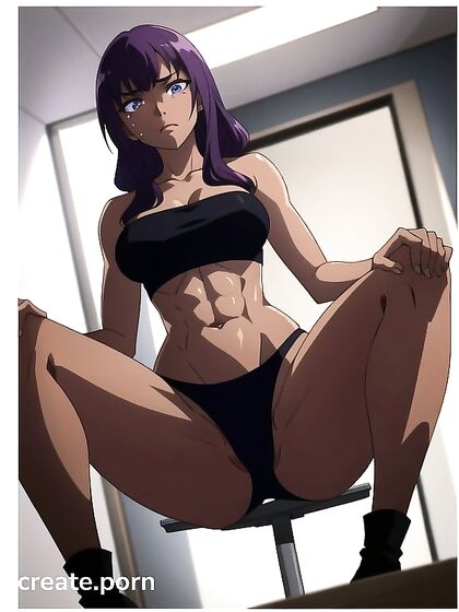Massive-Ass Beauty with Rounded Breasts Takes Center Stage in Busty Hentai AI Image