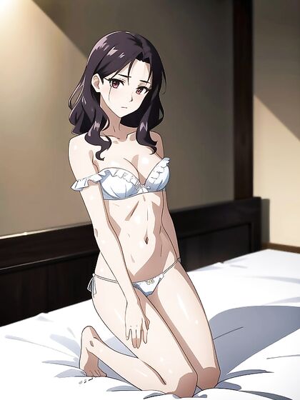 Fit 18-Year-Old Soaked in Wet Clothes for Steamy Hentai AI Image