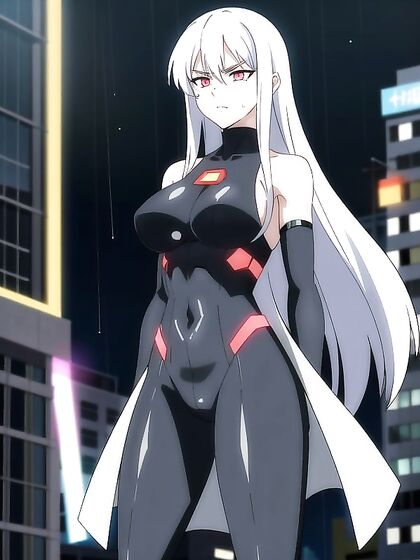 Long-legged Beauty in Carnival Suit and Leggings for Steamy Hentai AI Image