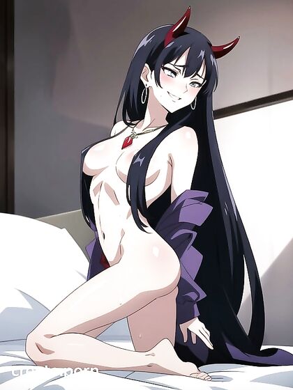 Massive-Ass Beauty Wears Necklace for SeductiveStraight Hentai Pleasure