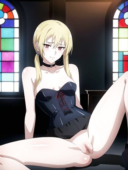 Teen 18+ With Small Ass Wearing Latex Gloves for Steamy Hentai AI Image