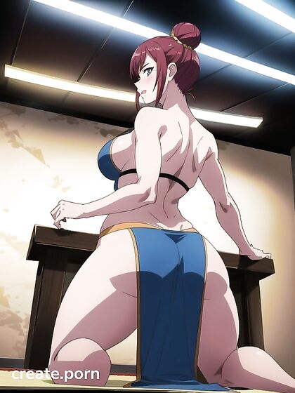 Small Breasted Chick Gets Wild in Fat-Themed Hentai Wallpaper Action