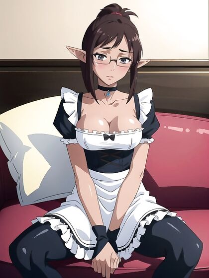 Ash Gets Intimate on the Couch in Seductive Hentai AI Image