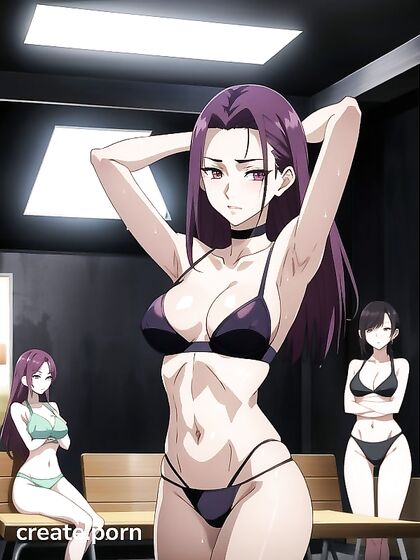 18-Year-Old in Choker Toy Harem AdventureΗentaiHentai AI Image