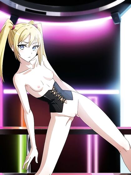 Skinny Girl 18+ Spreads Her Legs Wide in Naughty Hentai AI Image