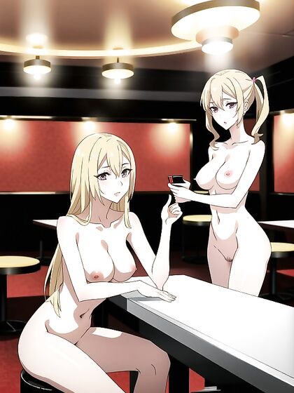Pigtails and Massive Breasts Take Center Stage in Crowded Hentai AI Image