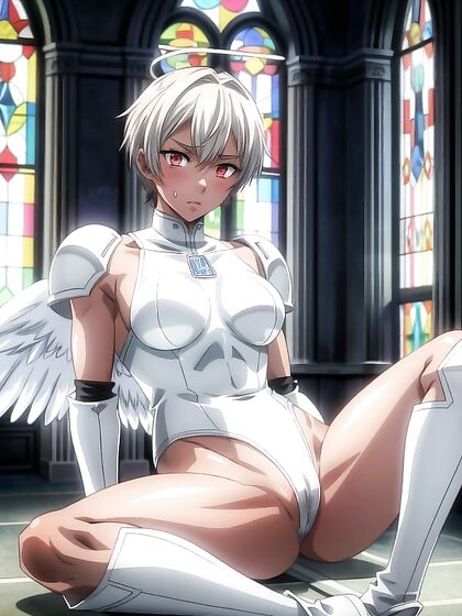 Muscular Warrior in Armor Gloves Pounds Hard in Detailed Hentai AI Image