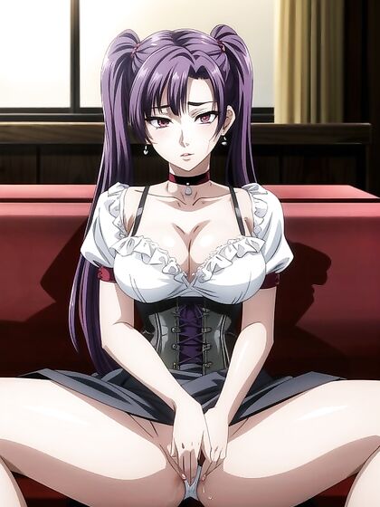Medium-Assed Beauty in a Sexy Skirt Enjoys Intense Hentai Pleasure