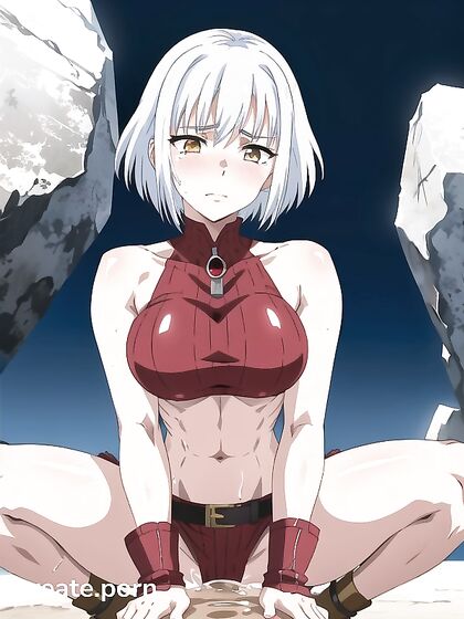 Embarrassed Dark-Skinned Beauty Reaches Intense Climax in Hentai Fantasy