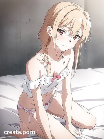 Teen 18+ with Tight Top Enjoying Solo Hentai Pleasure