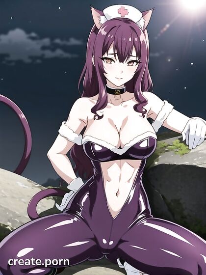 Curvy Teen 18+ Seduces Two Lovers in Steamy Hentai AI Image