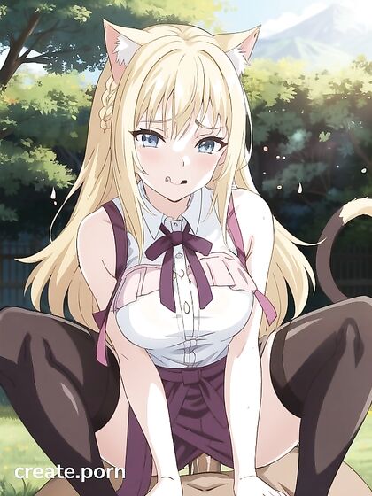 Natural Breasts and Stockings in Seductive Screen Cap Hentai AI Image