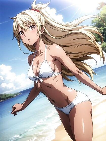 Tan-Line Accents Enhance Pastel-Toned Hentai Pleasure Image