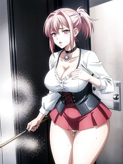 Large-Busted Beauty in Blouse Drenched in Ecstatic Hentai Pleasure