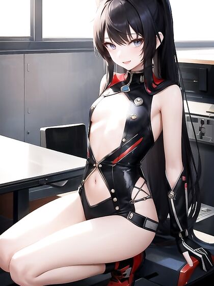 Skinny Cutie Takes Off in Space-Themed Hentai Adventure