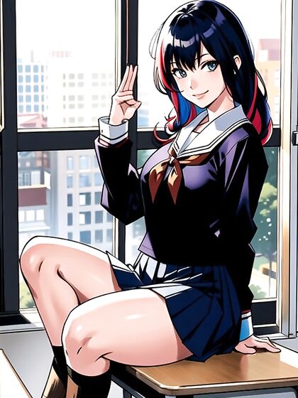 School Girl 18+s in Multi-Colored Uniforms Enjoy Ecstatic Hentai Pleasure
