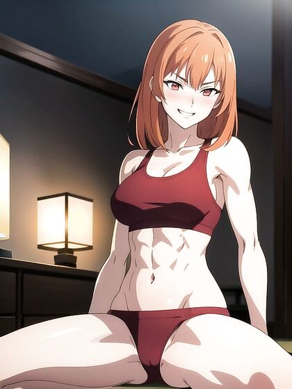 Ginger With Medium Ass Spreads Her Legs for Seductive Hentai Pleasure