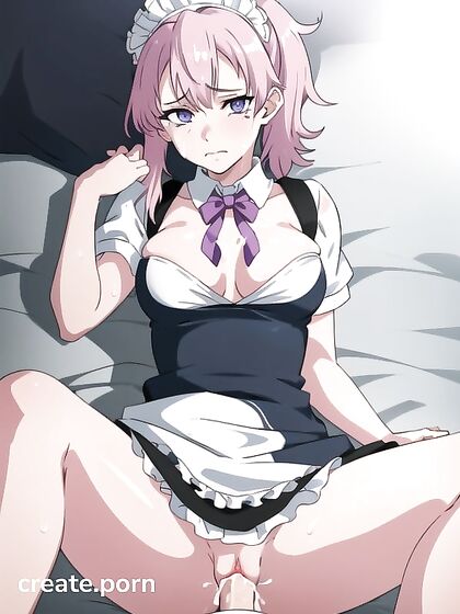18-Year-Old With Thick Curves and Ponytail in Seductive Hentai AI Image