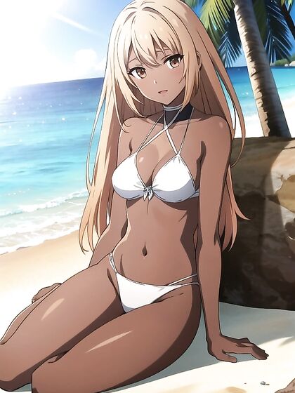 Tan Line Temptations - Beach hentai Where Sun Meets Desire