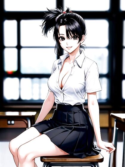 Ponytailed in Uniform Takes on Exciting Manga hentai Adventures
