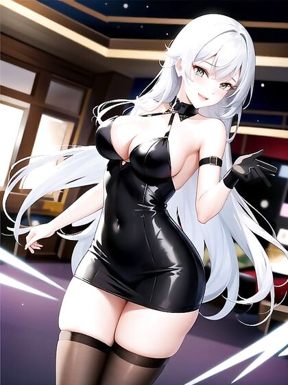 Cute Girl 18+ in Club Outfit Shows Off Her Seductive Moves in Hentai AI Porn