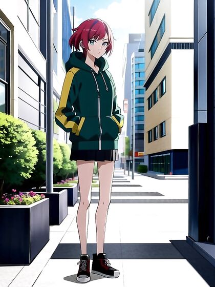 City Streets Seduction - Jacket and Hoodie Hentai Adventures