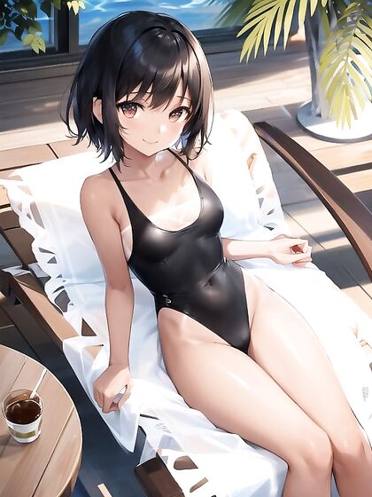 Busty Bliss by the Pool - A Happy Hentai Adventure