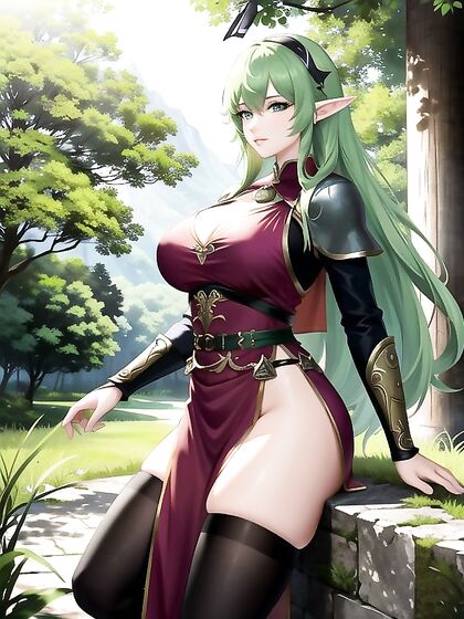Green-Skinned Beauty Enslaved by Viking Warrior at High Noon Hentai Pleasure
