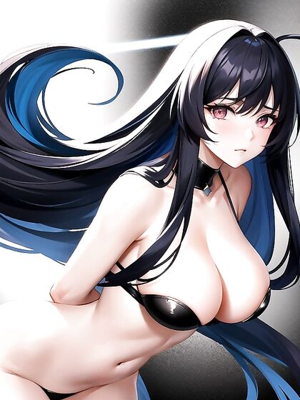 Glowing-Eyed Beauty in Mesmerizing Wallpaper Cena for Intense Hentai Pleasure
