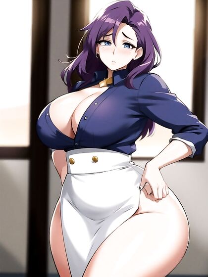 Massive-Assed Beauty Cries Out in Pleasure During Kitchen Hentai Session