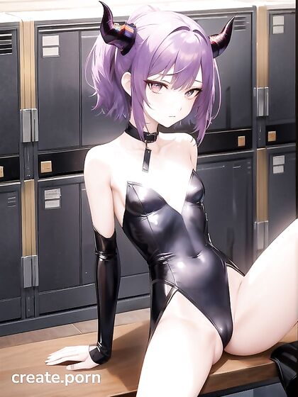 Skinny Demon with Small Breasts in Erotic Hentai Adventures
