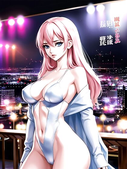 Skinny 18-Year-Old Gets Naked in Seductive Hentai AI Image