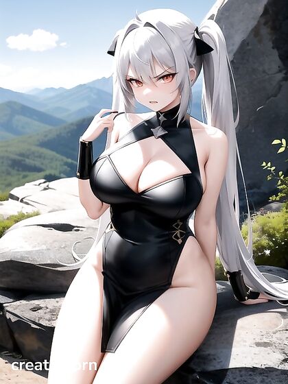 Large-Assed Beauty with Huge Breasts Enjoys Steamy Night of Hentai Pleasure