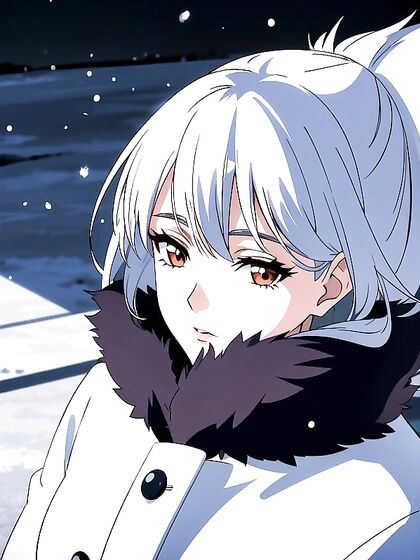Snowy Night Seduction - Add Detail in Fur Coat Hentai Fantasy