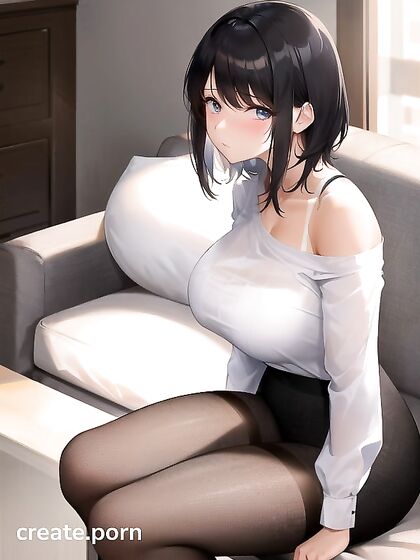 Embarrassed 20+ Chick Shows Off Her Bra in Steamy Hentai AI Image