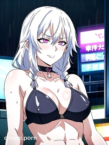 Choked in Cyberpunk City - Intense Screencap Hentai Adventures