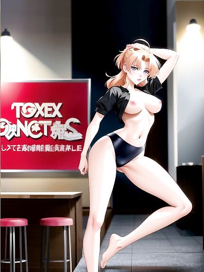 Skinny Blonde with Tiny 18+ Ass Gets Wild in Hentai AI Image