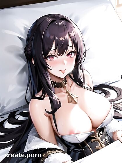 Massive Breasts and Spread Legs in Erotic Hentai AI Image