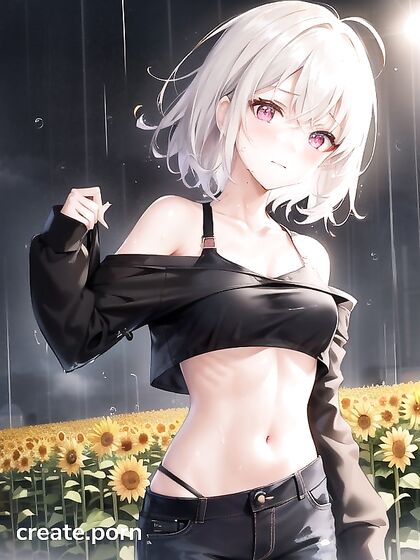 Embarrassed Bust Shots in Detailed Hentai AI Image