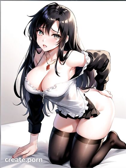 Nylon Stockings and Natural Breasts in Long-Length Hentai Pleasure