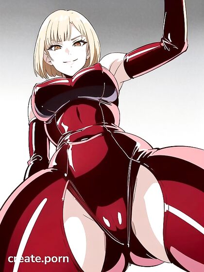 Muscular Stud with Perfectly Perky Breasts in Sensual Hentai AI Image