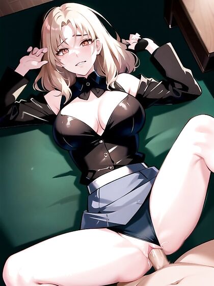 Skinny Girl 18+ with Natural Breasts Enjoys IntenseStraight Hentai AI Image